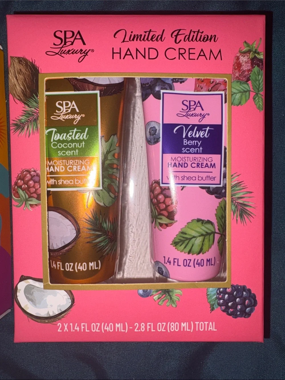 Spa Luxury -2 pks - Limited Edition Hand Cream Duos - 4 tubes total